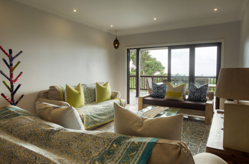 Downstairs living room at Campismo Ninho 41 in Ponta Malongane