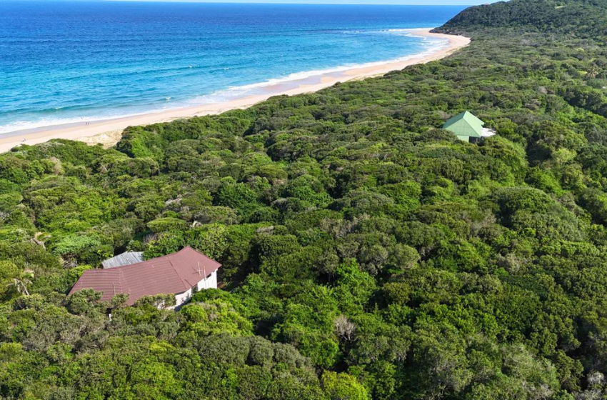 Aerial photo showing Kangela 14 in Ponta Malongane