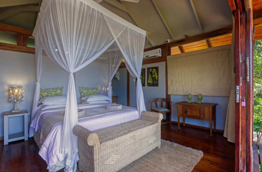 Bedroom 1 at Aloha 6 in Ponta Mamoli