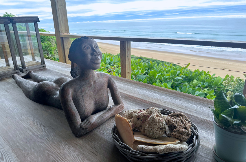 Sea view from Mar Azul 4 in Ponta Malongane 