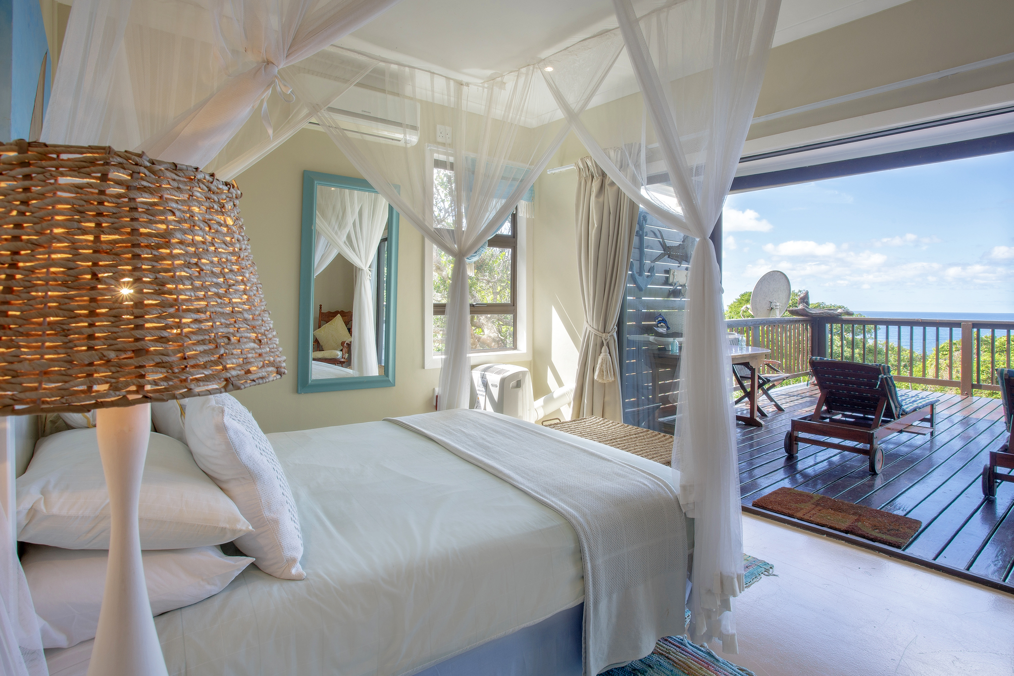 View from bedroom at Campismo Ninho 40 in Ponta Malongane