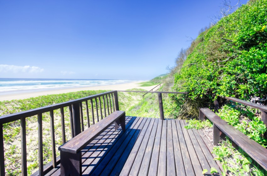 sea view at Baleia Azul 26 in Ponta Mamoli