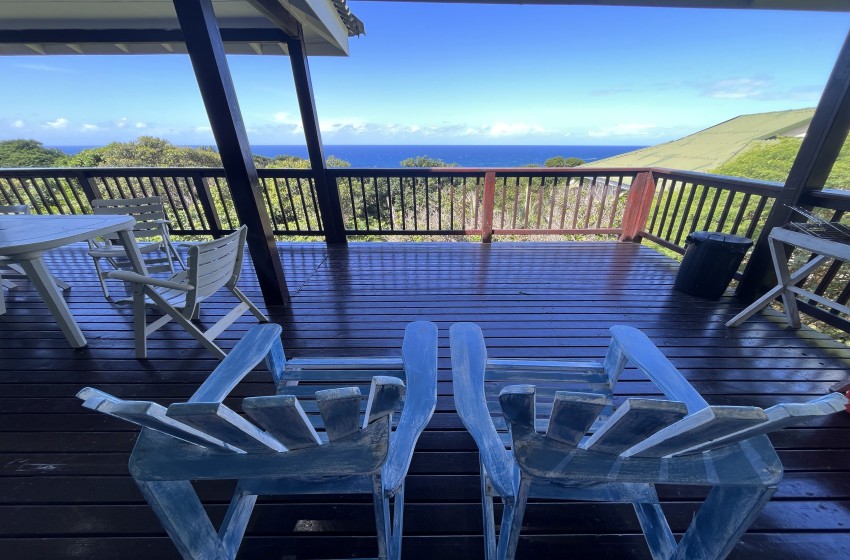 deck with seating at campismo ninho 28 in Ponta Malongane