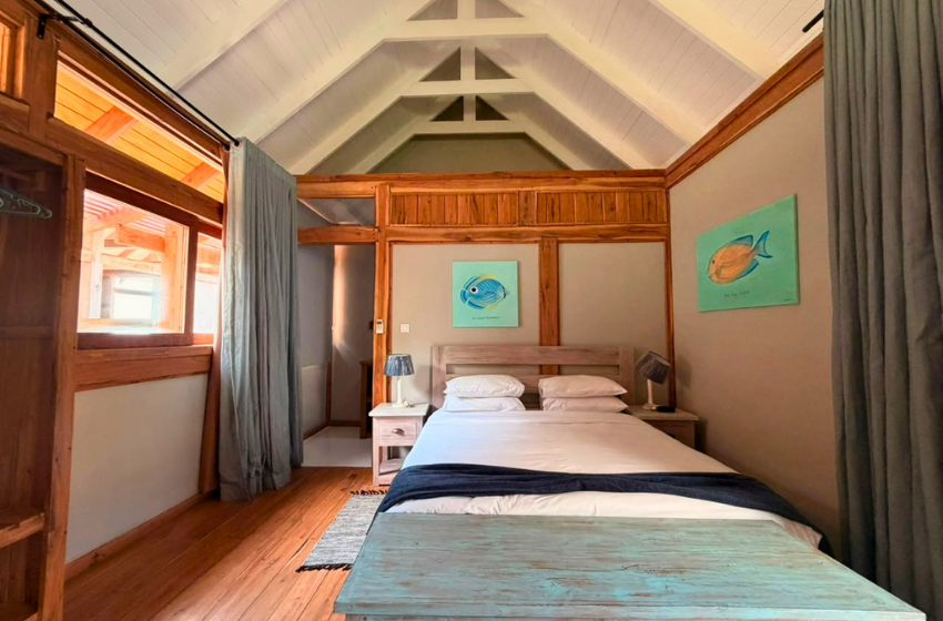 full view of bedroom 2 at Makana 7A in Ponta Mamoli
